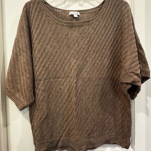 New York & Company Tan Knit Sweater